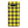 Samsung Galaxy S10 Plus Lumberjack Plaid Phone Case - Yellow