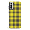 Samsung Galaxy S21 Lumberjack Plaid Phone Case - Yellow