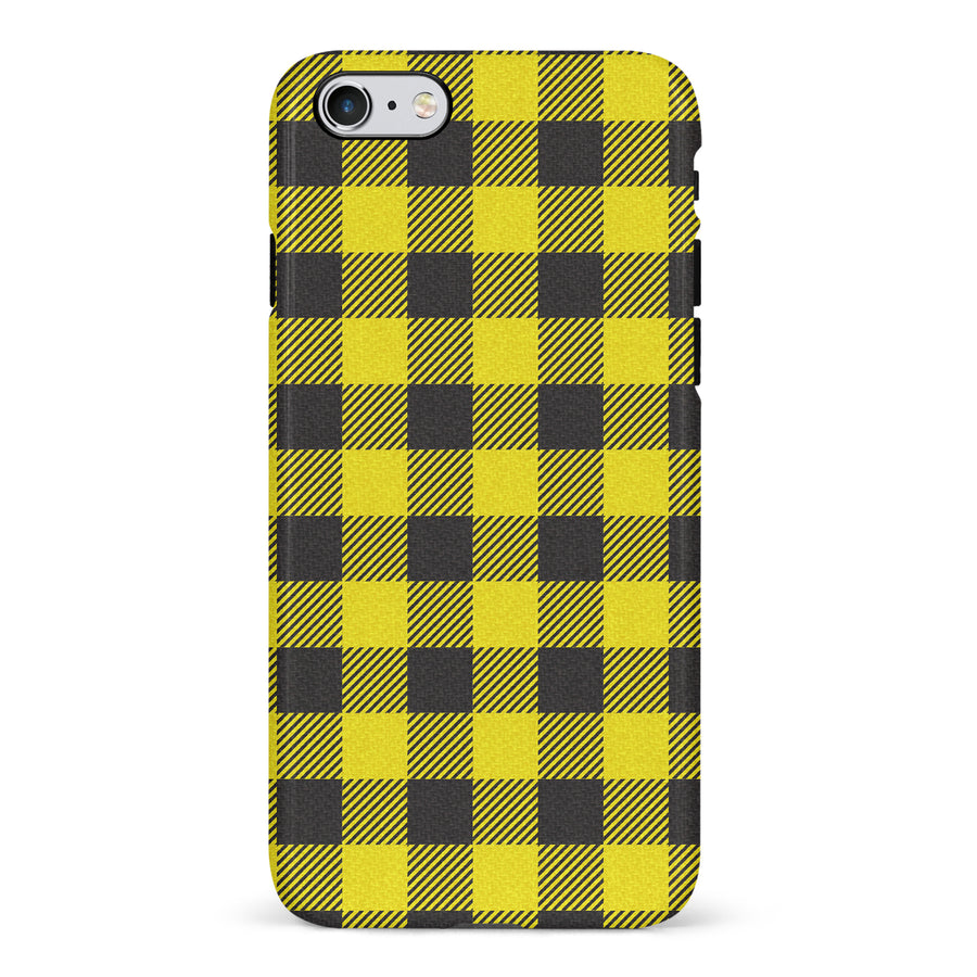 iPhone 6 Lumberjack Plaid Phone Case - Yellow