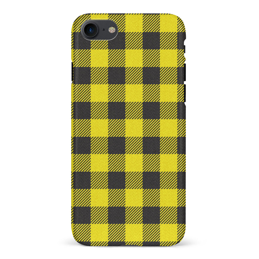 iPhone 7/8/SE Lumberjack Plaid Phone Case - Yellow
