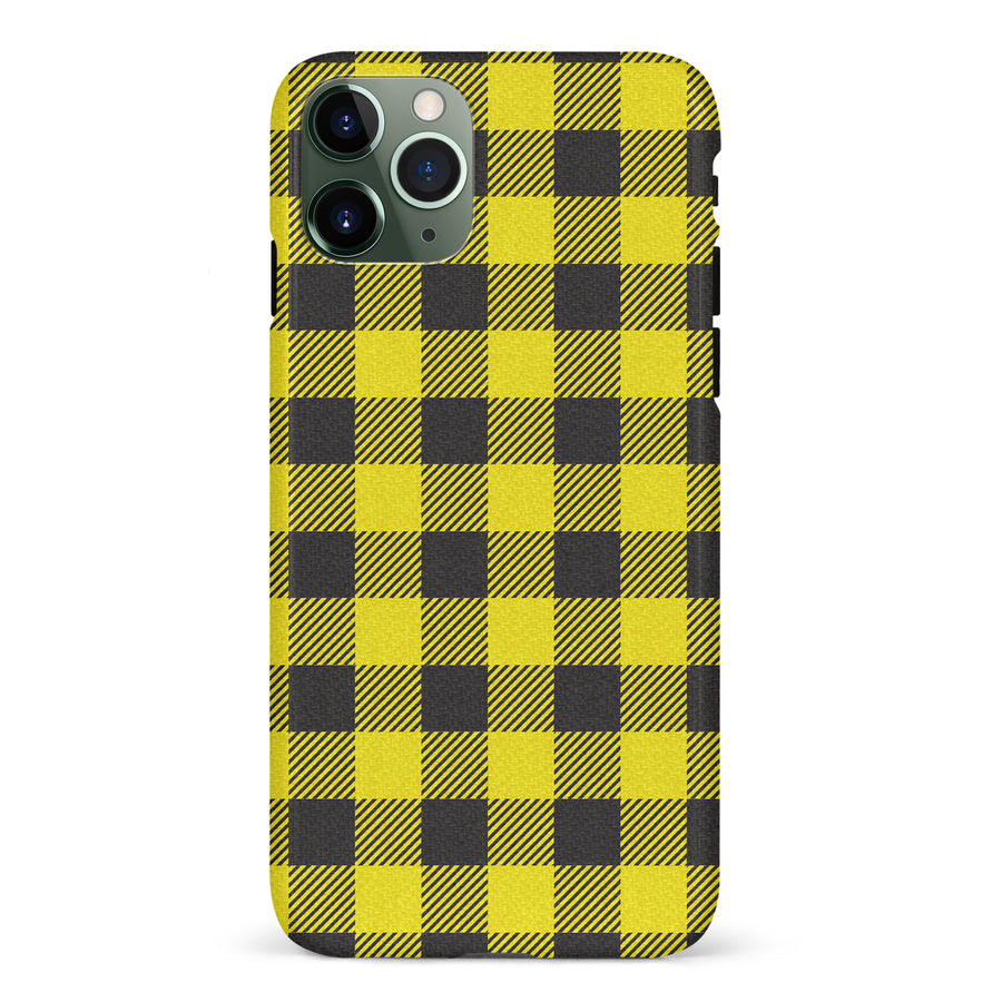 iPhone 11 Pro Lumberjack Plaid Phone Case - Yellow