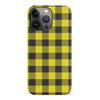 iPhone 14 Pro Lumberjack Plaid Phone Case - Yellow