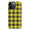 iPhone 14 Pro Max Lumberjack Plaid Phone Case - Yellow
