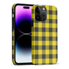 iPhone 15 Pro Max Lumberjack Plaid Phone Case - Yellow