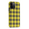 iPhone 15 Pro Max Lumberjack Plaid Phone Case - Yellow