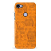 Google Pixel 3A XL Abstract Cats Art Cat Phone Case - Orange