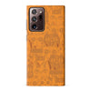 Samsung Galaxy Note 20 Ultra Abstract Cats Art Cat Phone Case - Orange