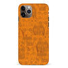 iPhone 11 Pro Max Abstract Cats Art Cat Phone Case - Orange