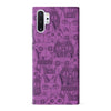Samsung Galaxy Note 10 Plus Abstract Cats Art Cat Phone Case - Purple