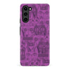 Samsung Galaxy S23 Plus Abstract Cats Art Cat Phone Case - Purple