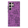 Samsung Galaxy S24 Ultra Abstract Cats Art Cat Phone Case - Purple