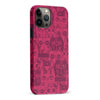 iPhone 13 Pro Max Abstract Cats Art Cat Phone Case - Red