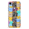 Google Pixel 3A XL Watercolor Cats with Glasses Multicolor Design Cat Phone Case