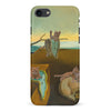 iPhone 7/8/SE Surreal Cats on Melting Clocks Artistic Cat Phone Case