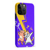iPhone 15 Pro Max Dabbing Cats on Purple with Lightning Bolt Cat Phone Case