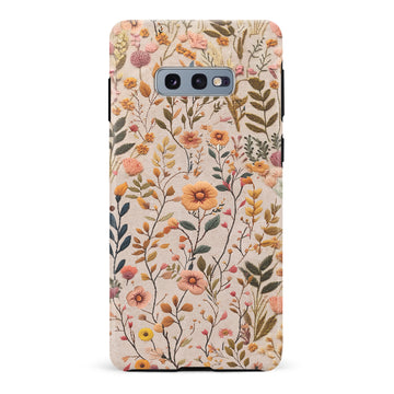 Wildflowers Embroidery Cottagecore Style Floral Phone Case