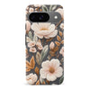Google Pixel 9 Floral Serenity Embroidery Style Floral Phone Case