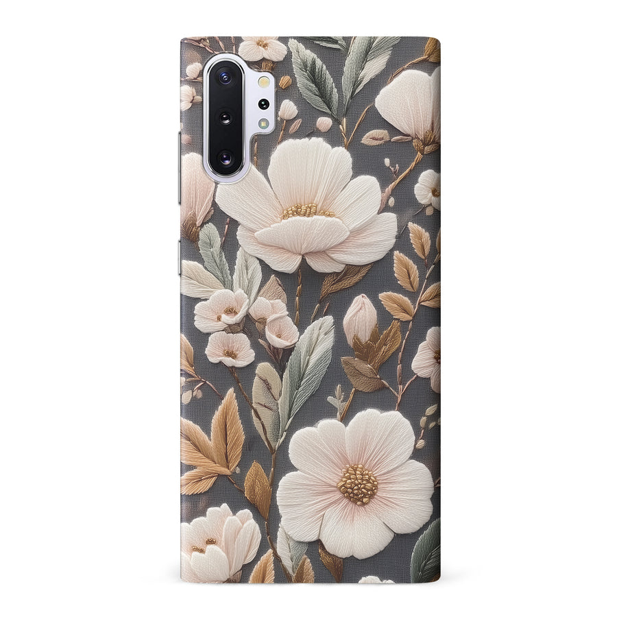 Floral Serenity Embroidery Style Floral Phone Case