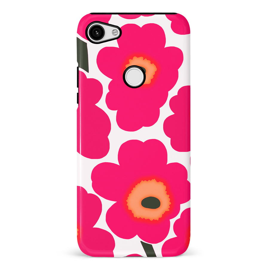 Bold Bloom Burst Floral Phone Case - Pink