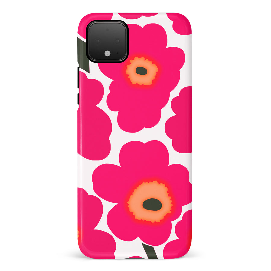 Bold Bloom Burst Floral Phone Case - Pink