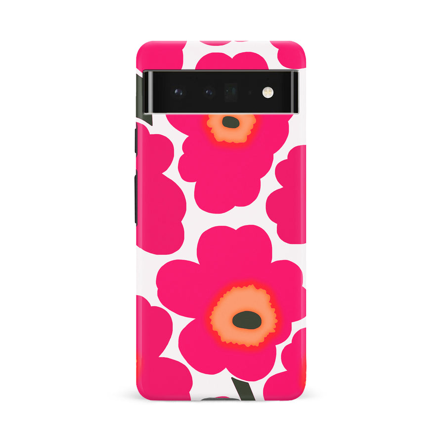 Bold Bloom Burst Floral Phone Case - Pink