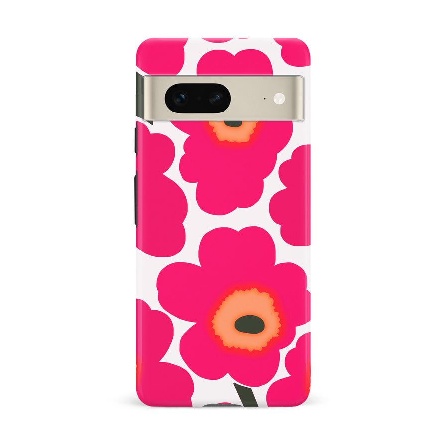 Bold Bloom Burst Floral Phone Case - Pink