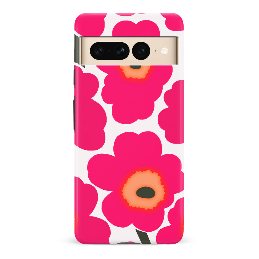 Bold Bloom Burst Floral Phone Case - Pink