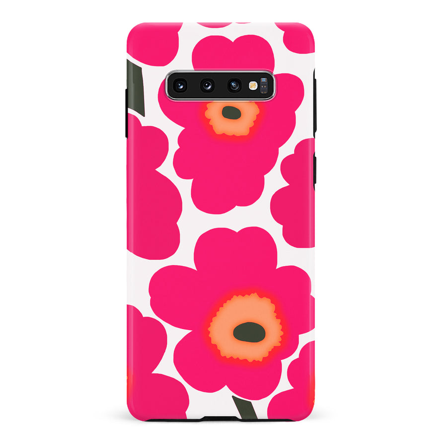 Bold Bloom Burst Floral Phone Case - Pink