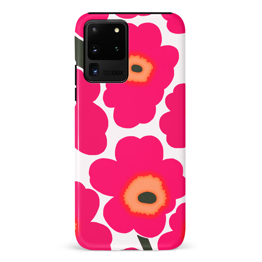 Bold Bloom Burst Floral Phone Case - Pink