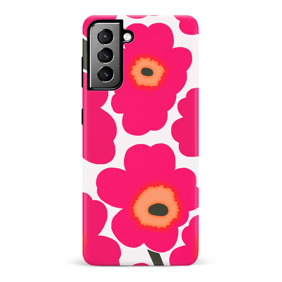 Bold Bloom Burst Floral Phone Case - Pink