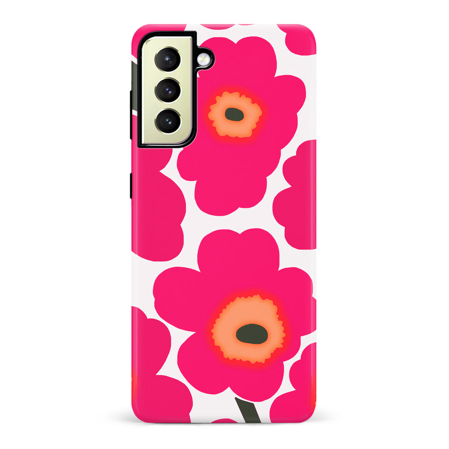 Bold Bloom Burst Floral Phone Case - Pink