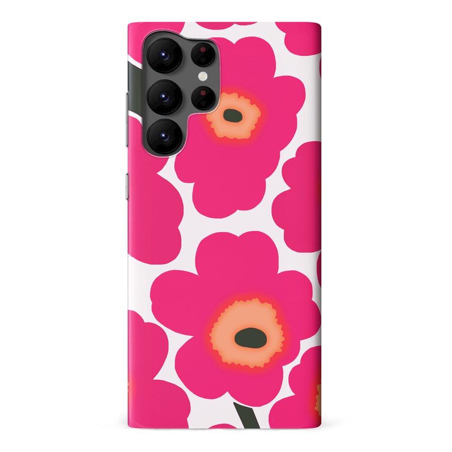 Bold Bloom Burst Floral Phone Case - Pink