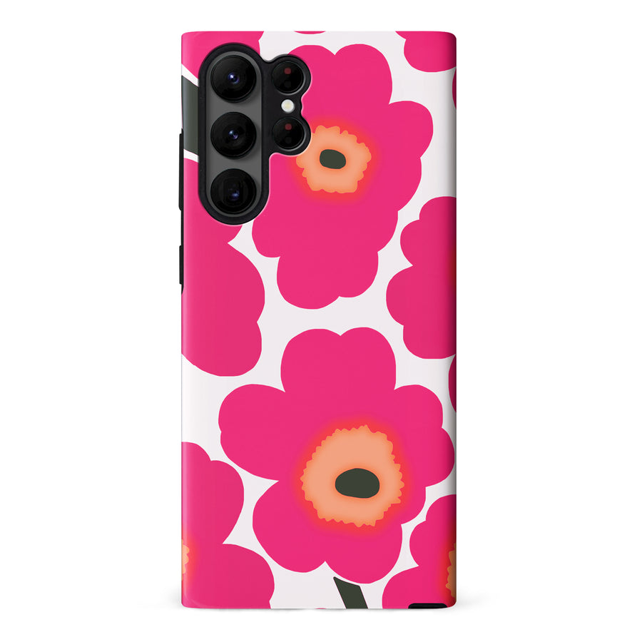 Bold Bloom Burst Floral Phone Case - Pink