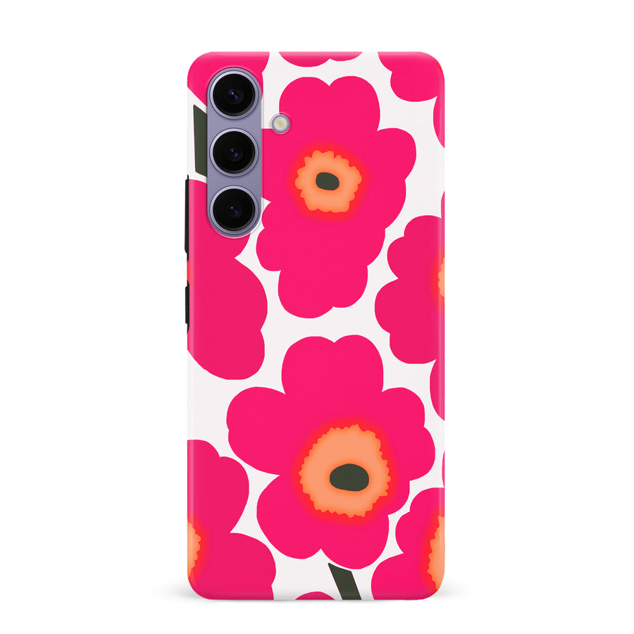 Bold Bloom Burst Floral Phone Case - Pink