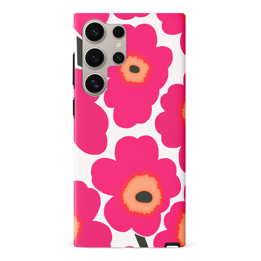 Bold Bloom Burst Floral Phone Case - Pink