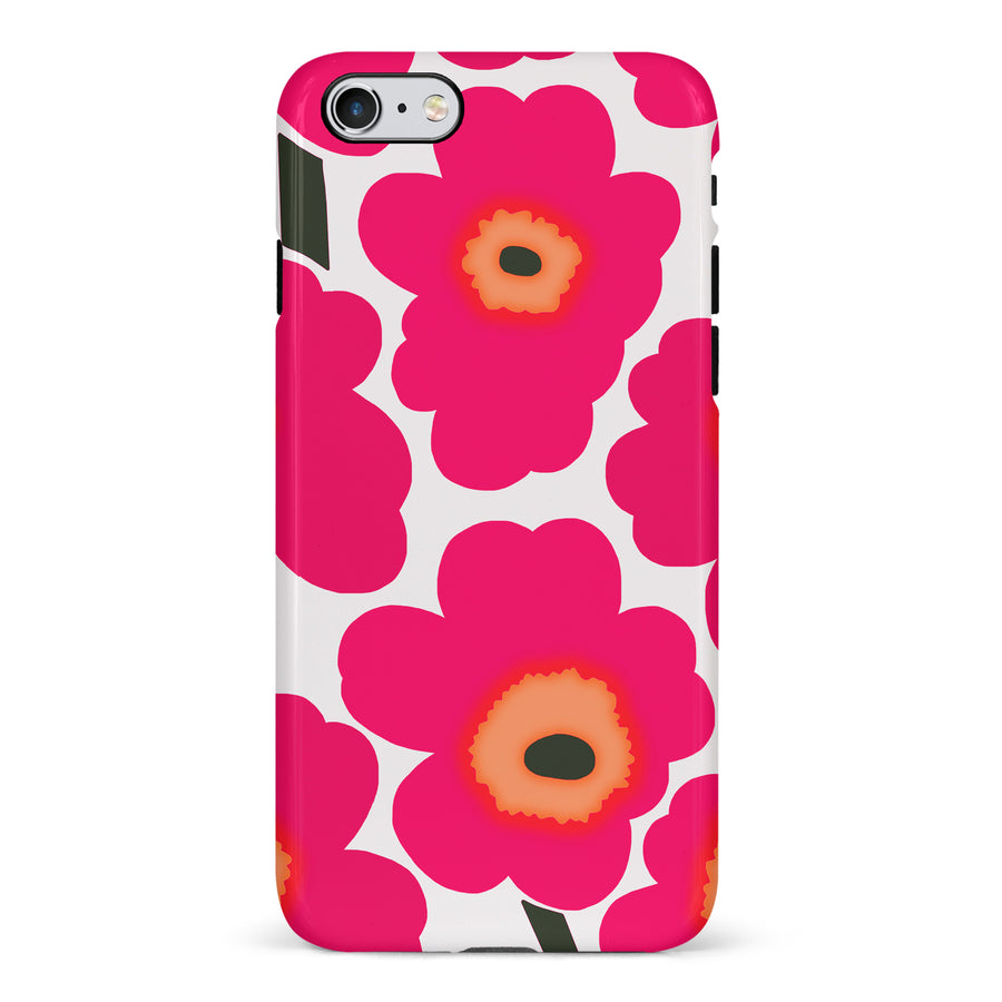 Bold Bloom Burst Floral Phone Case - Pink