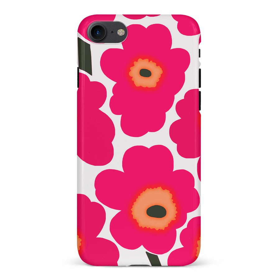 Bold Bloom Burst Floral Phone Case - Pink