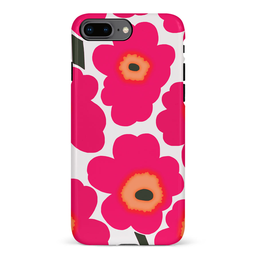 Bold Bloom Burst Floral Phone Case - Pink