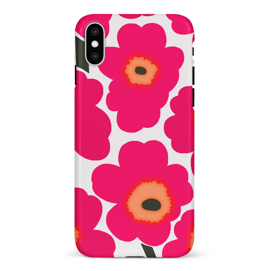 Bold Bloom Burst Floral Phone Case - Pink