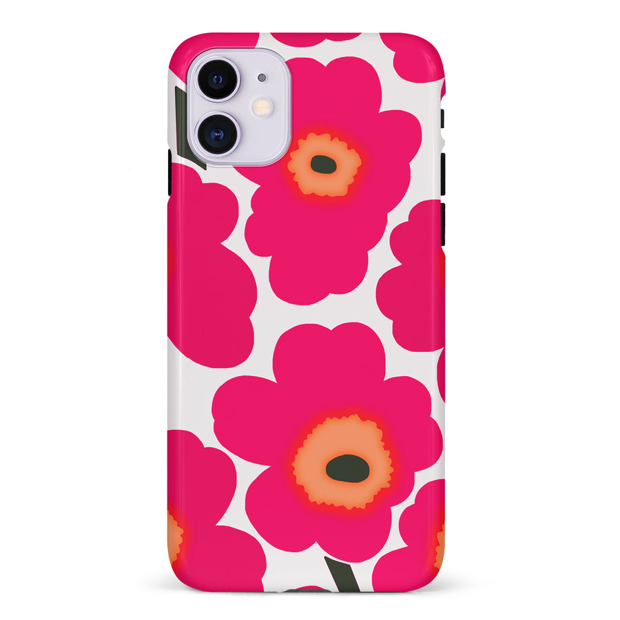 Bold Bloom Burst Floral Phone Case - Pink