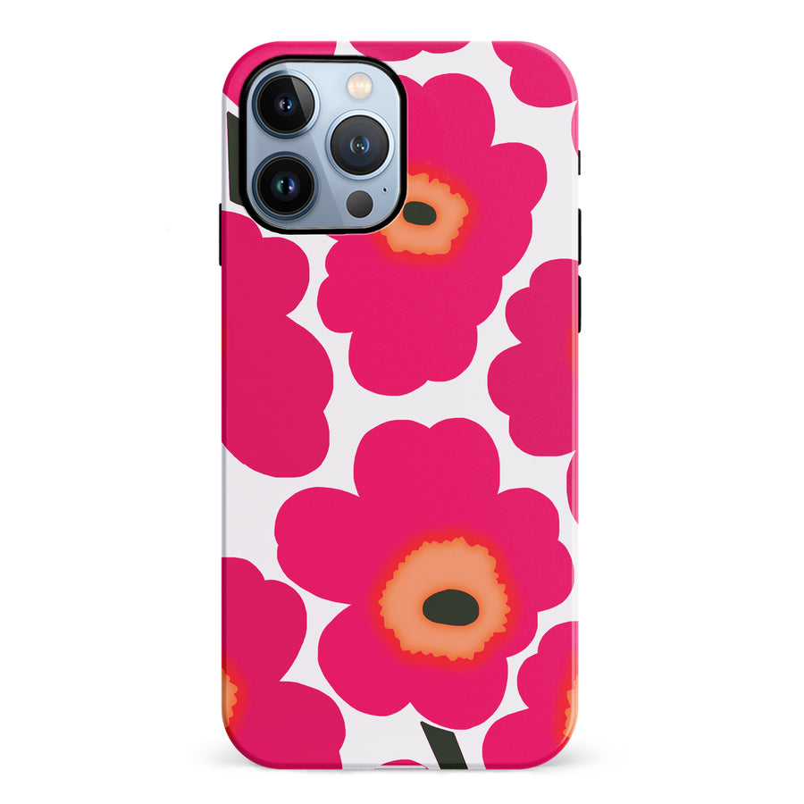 Bold Bloom Burst Floral Phone Case - Pink