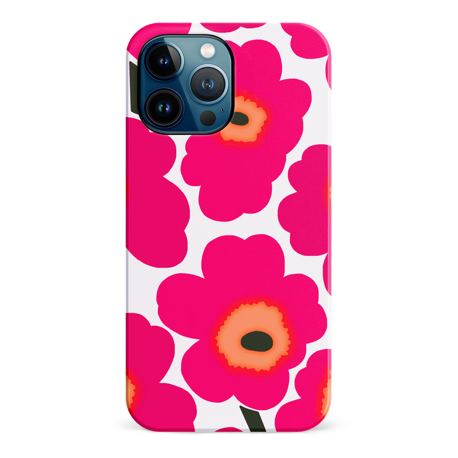 Bold Bloom Burst Floral Phone Case - Pink