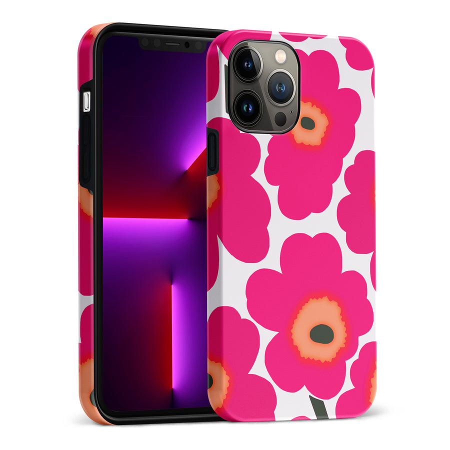 Bold Bloom Burst Floral Phone Case - Pink