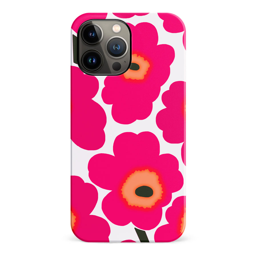 Bold Bloom Burst Floral Phone Case - Pink