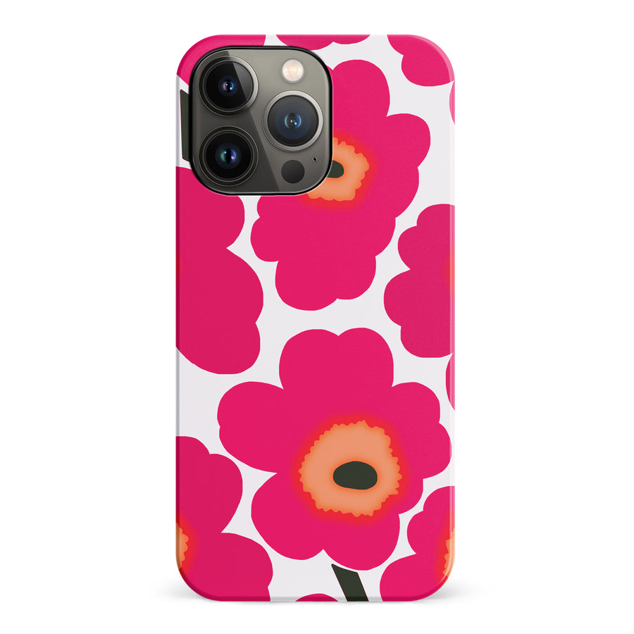 Bold Bloom Burst Floral Phone Case - Pink