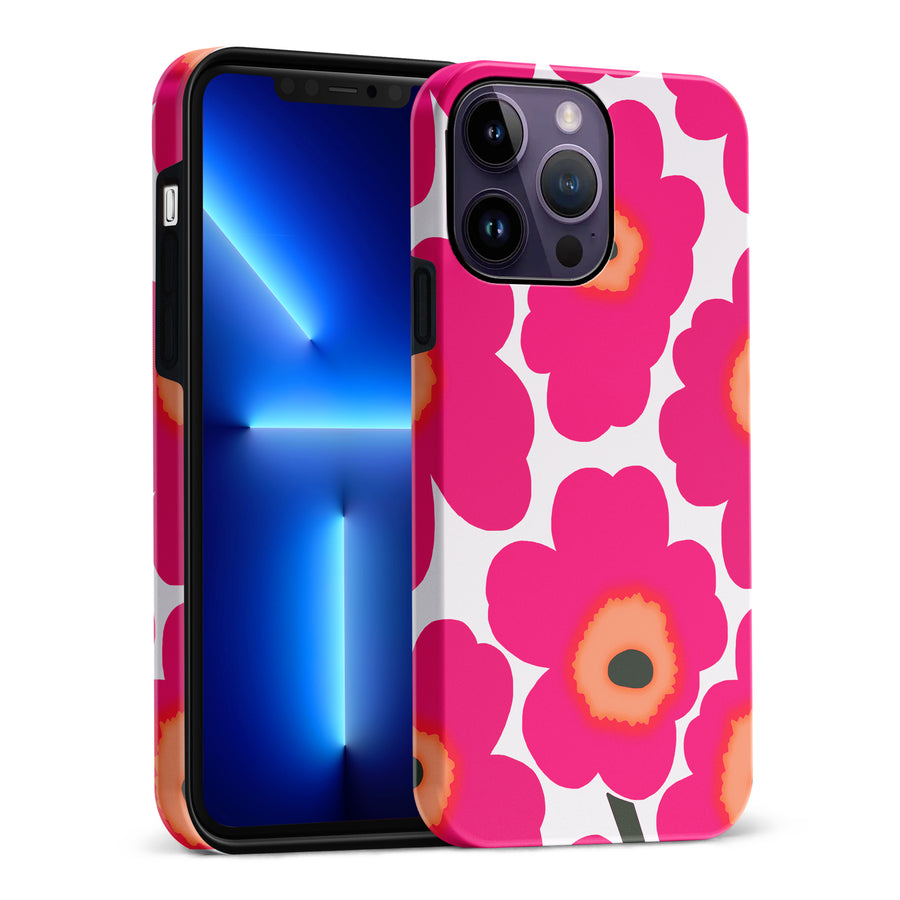 Bold Bloom Burst Floral Phone Case - Pink