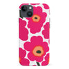 iPhone 15 Plus Bold Bloom Burst Floral Phone Case - Pink