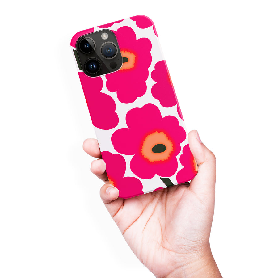 Bold Bloom Burst Floral Phone Case - Pink