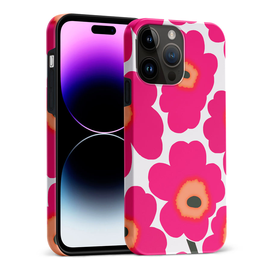 Bold Bloom Burst Floral Phone Case - Pink