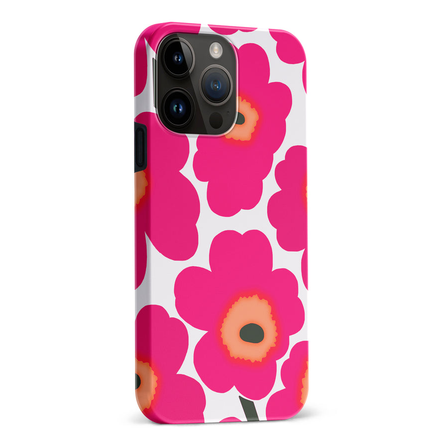 Bold Bloom Burst Floral Phone Case - Pink